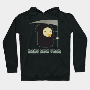 Grim Reaper Baby New Year Hoodie